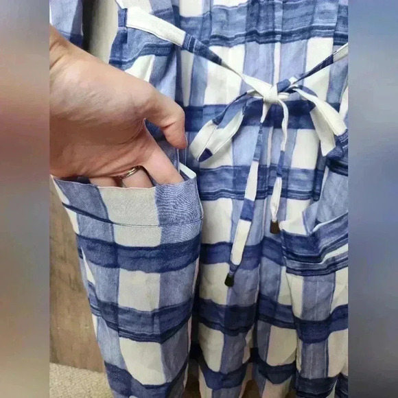 Maeve Anthropologie Devery Plaid Mini Belted Dress Small Women's - Picture 7 of 15